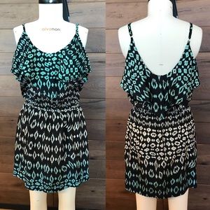 Silk Printed Tye Dye-esque Dress
